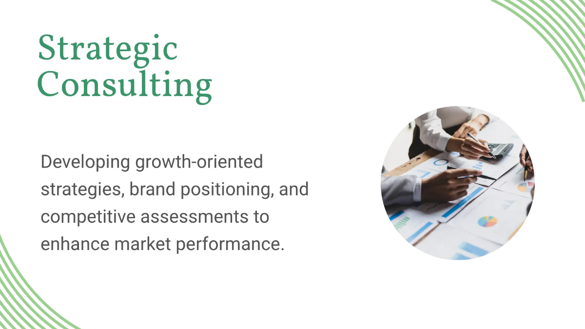 Free Consulting Firm Presentation Template to Edit Online