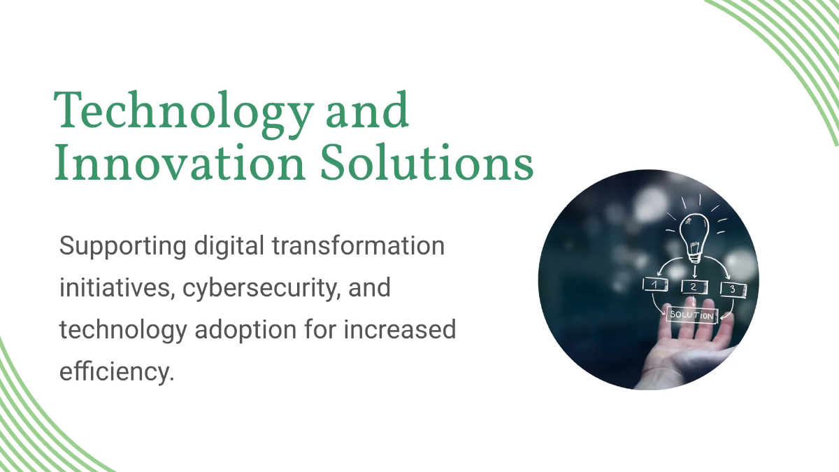 Free Consulting Firm Presentation Template to Edit Online