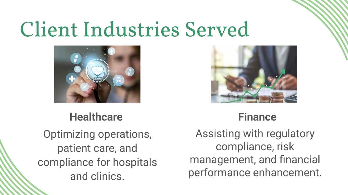 Free Consulting Firm Presentation Template to Edit Online