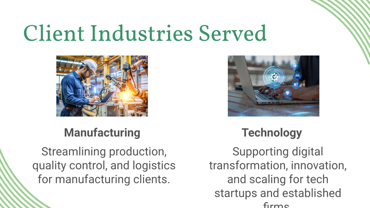 Free Consulting Firm Presentation Template to Edit Online