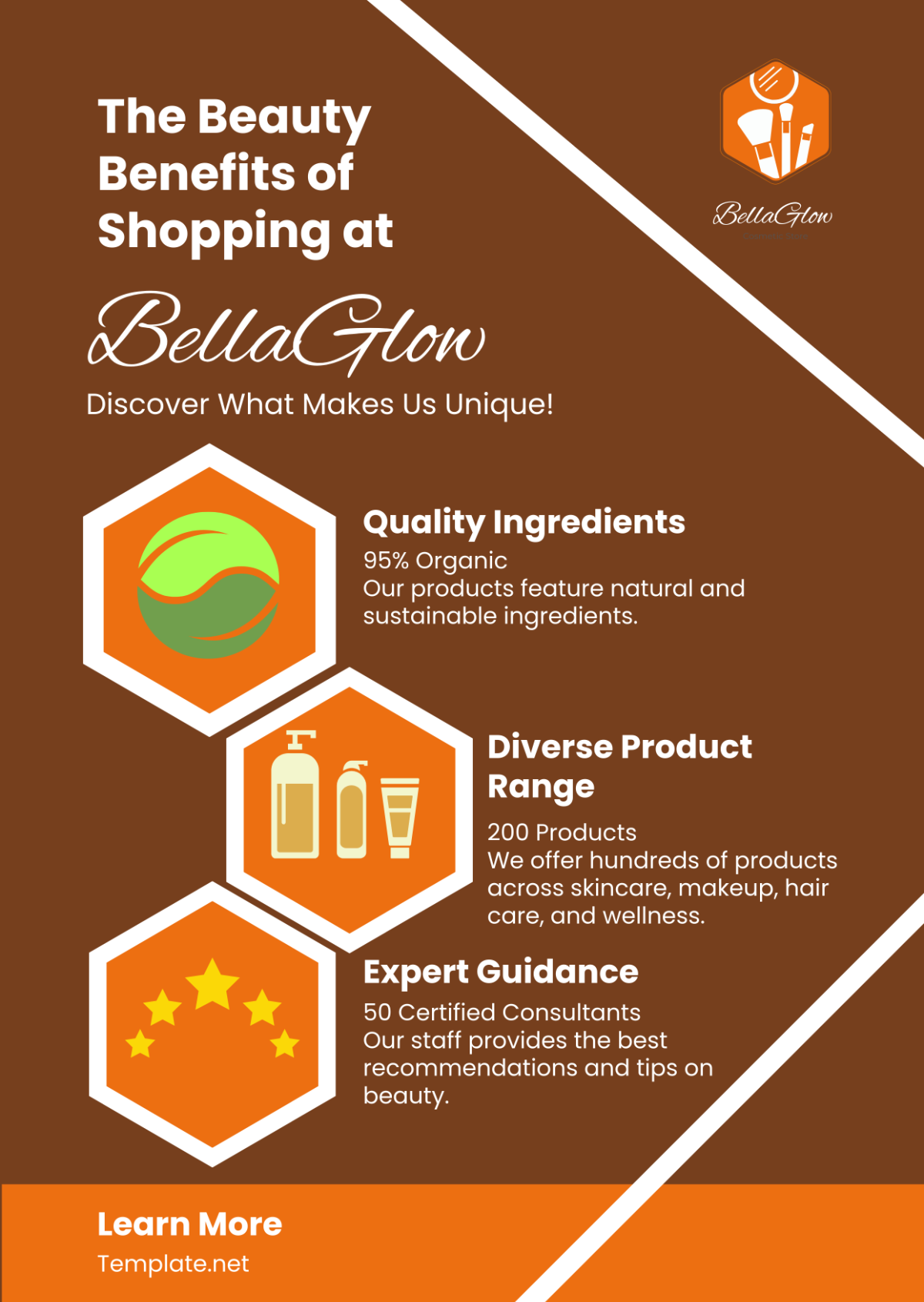 Cosmetic Store Infographic Template - Edit Online & Download