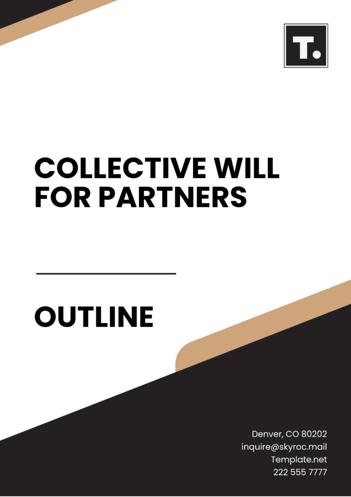 Collective Will for Partners Outline Template - Edit Online & Download