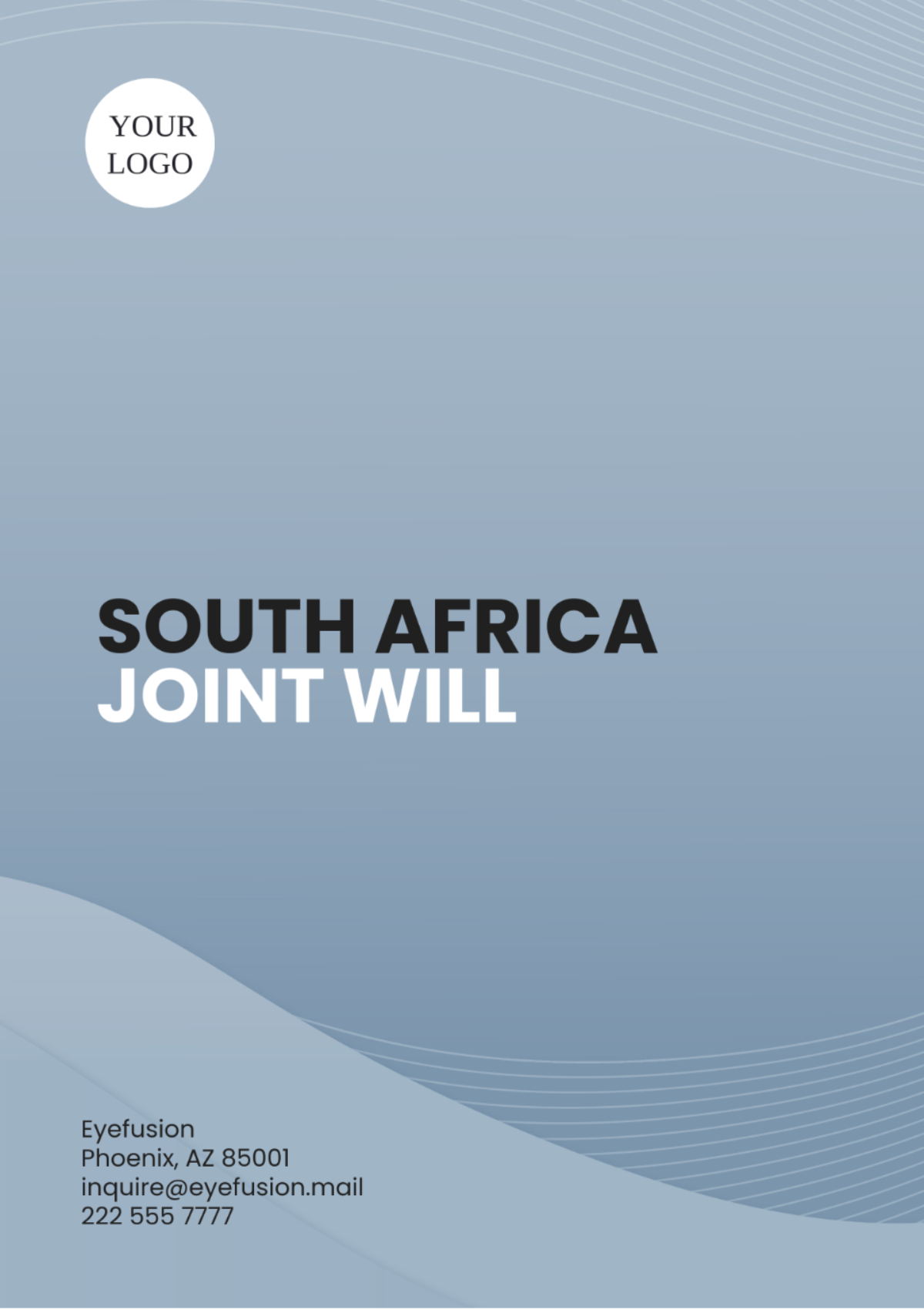 South Africa Joint Will Template - Edit Online & Download