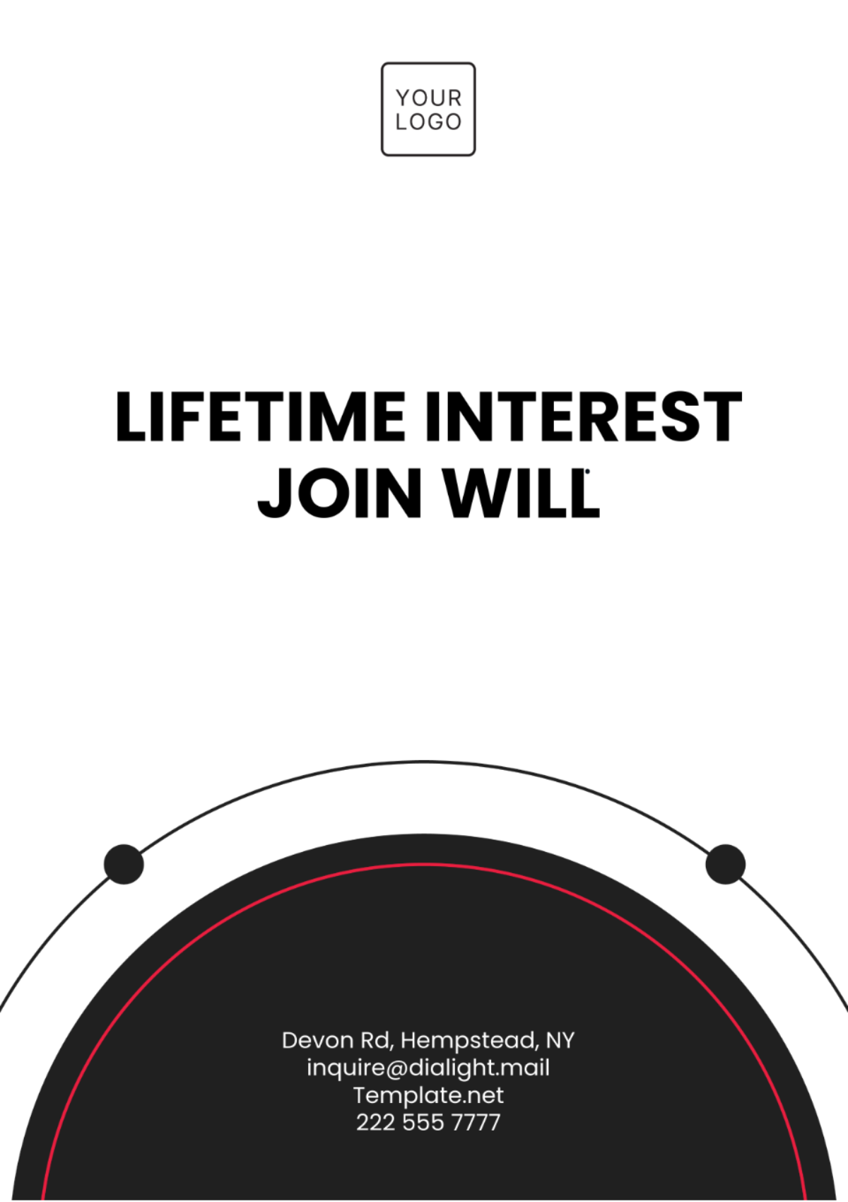 Lifetime Interest Joint Will Template - Edit Online & Download