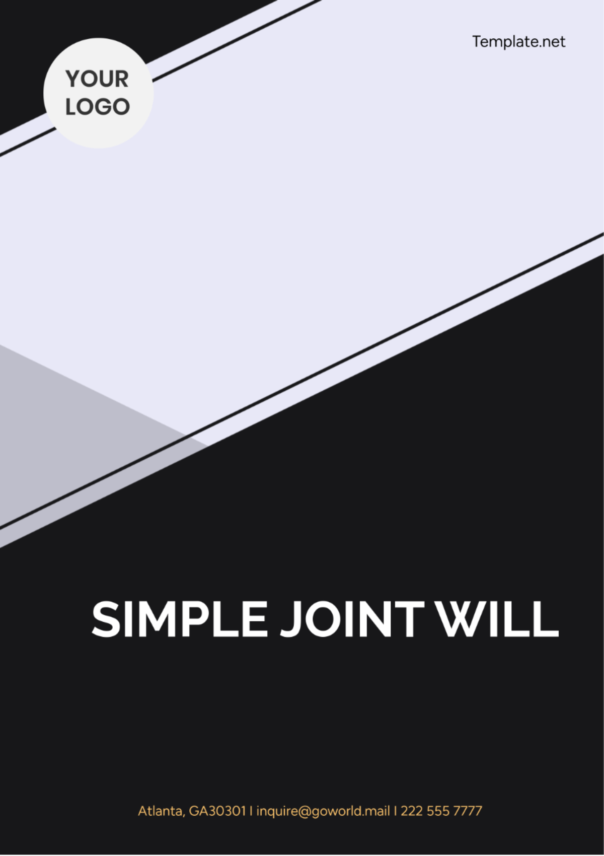 Simple Joint Will Template - Edit Online & Download