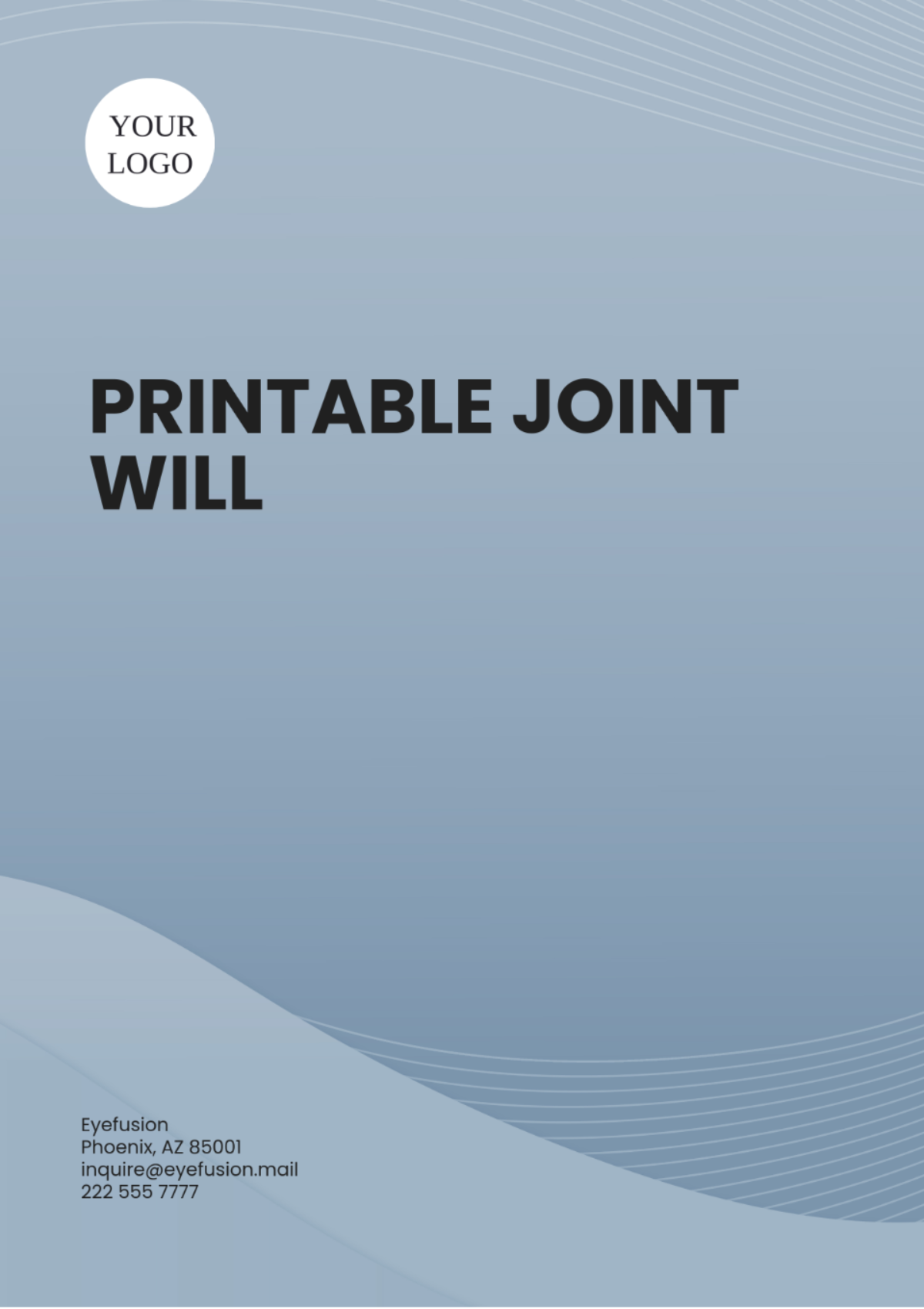 Printable Joint Will Template - Edit Online & Download