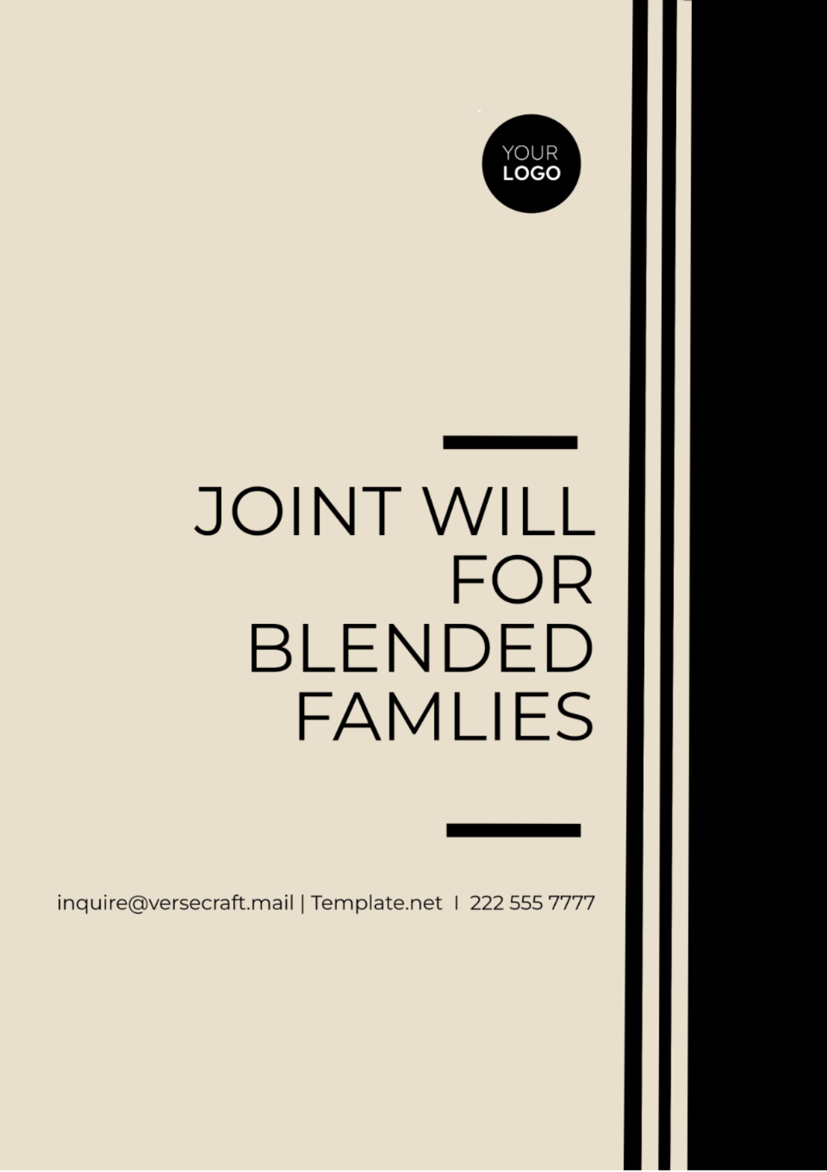 Joint Will for Blended Families Template - Edit Online & Download