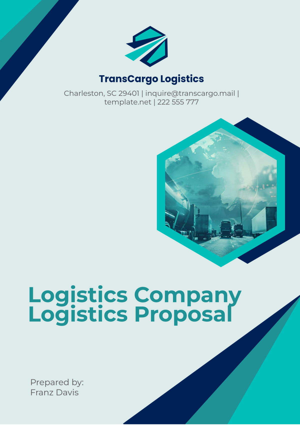 Logistics Company Logistics Proposal Template