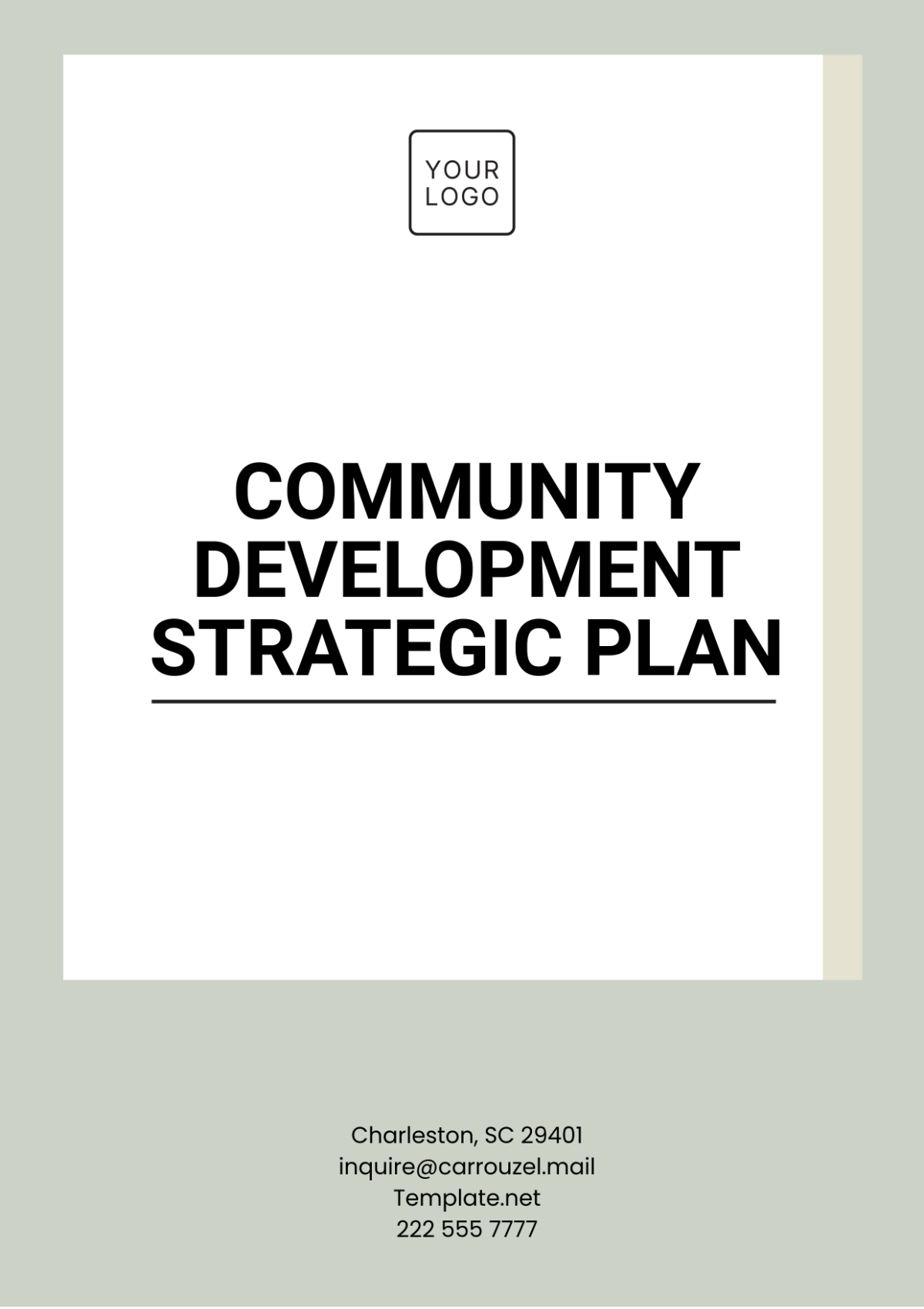 Community Development Strategic Plan Template - Edit Online & Download