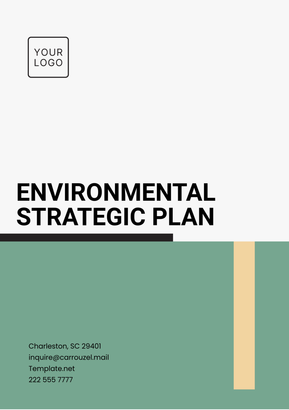 Environmental Strategic Plan Template - Edit Online & Download