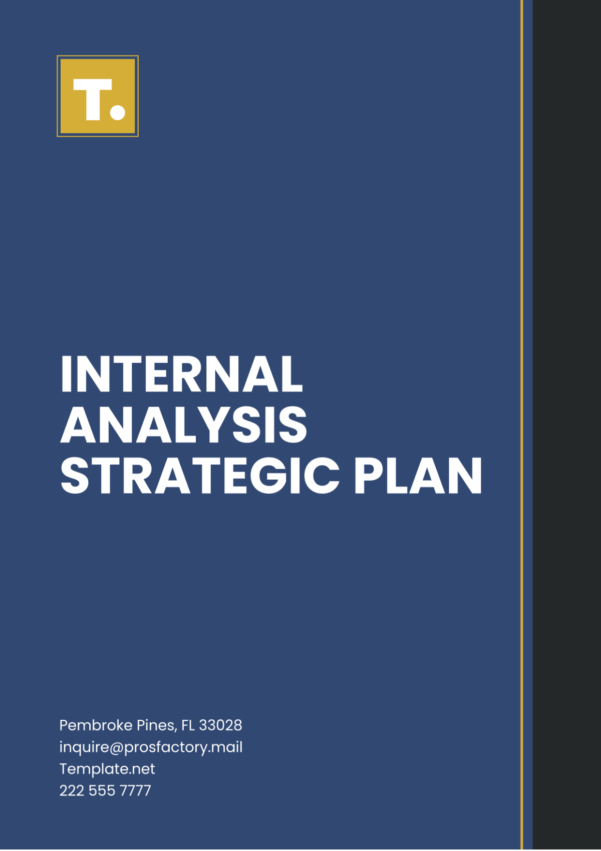 Internal Analysis Strategic Plan Template - Edit Online & Download