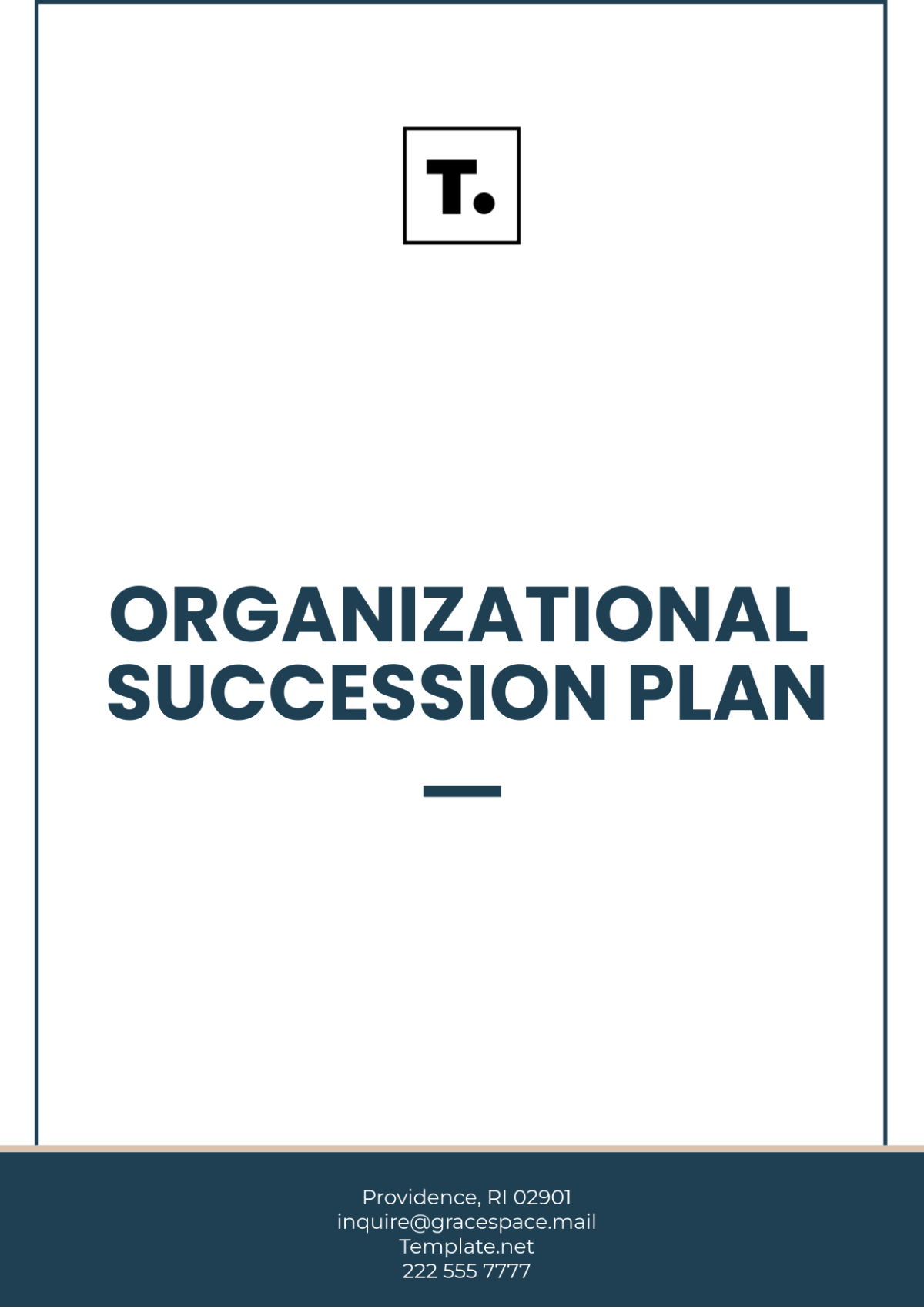 Organizational Succession Plan Template