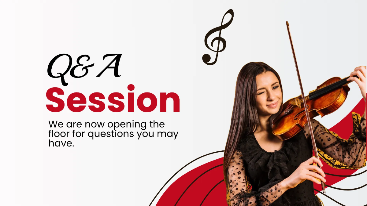 Free Music School Presentation Template to Edit Online