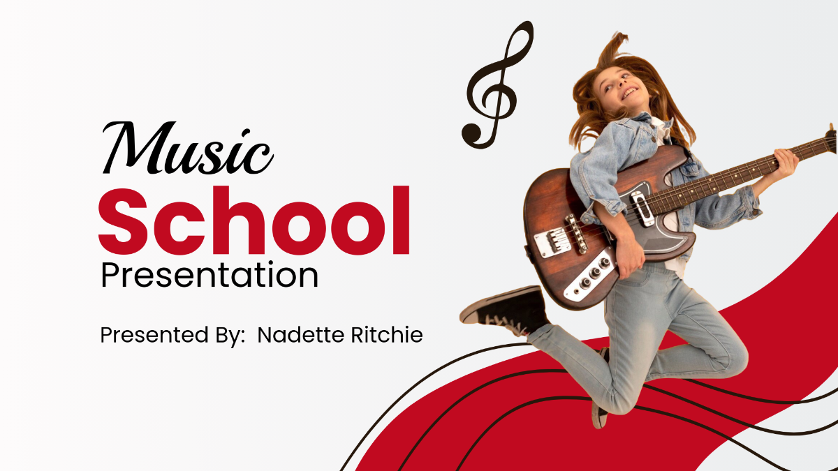 Music School Presentation Template