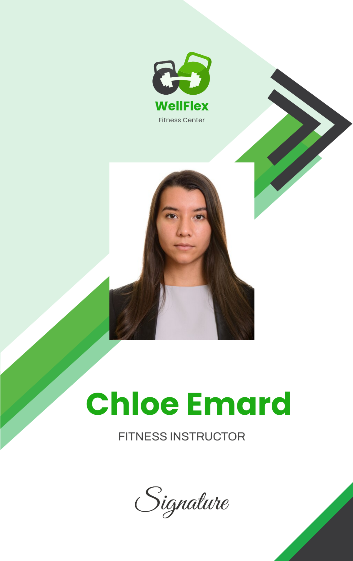 Fitness Center ID Card