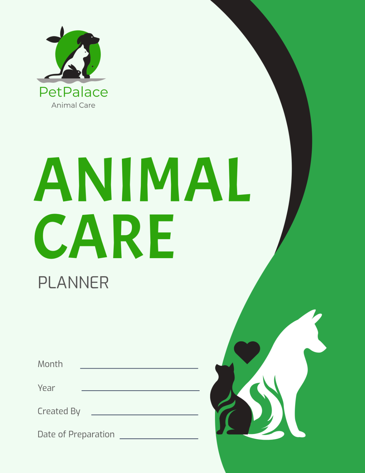 Animal Care Planner Template - Edit Online & Download