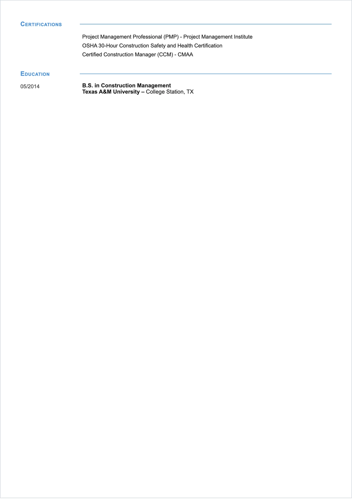 Free Fillable ATS Resume Template, AI Resume Builder