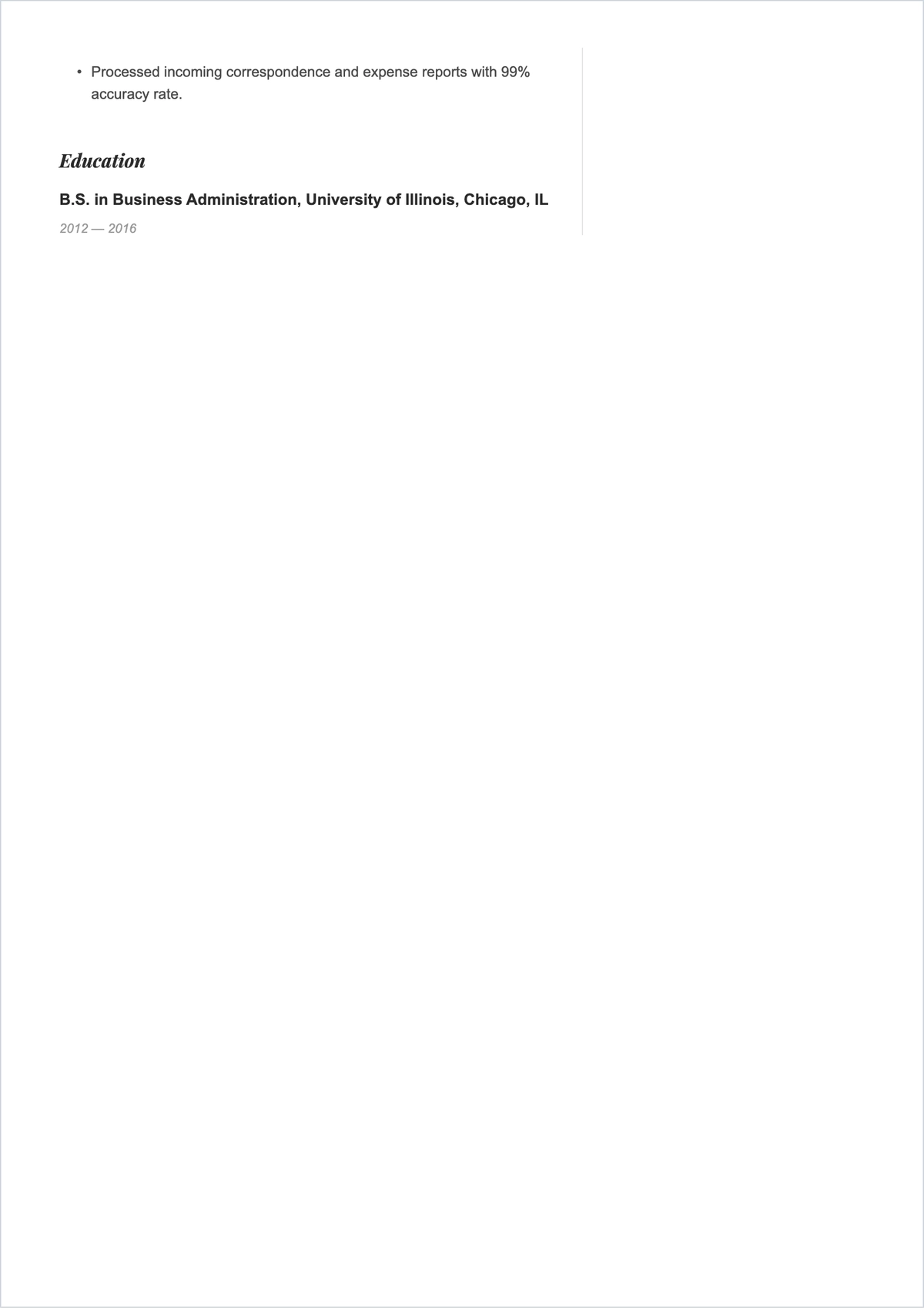Free Fill in Blank ATS Resume Template, AI Resume Builder