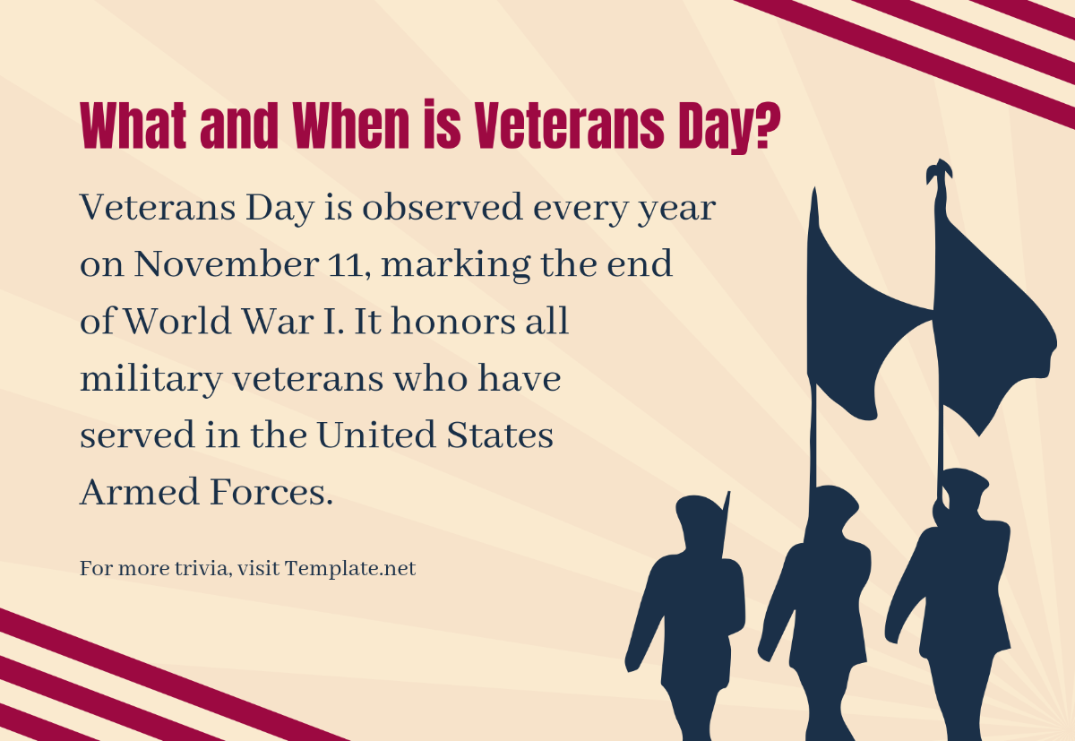 What and When is Veterans Day?