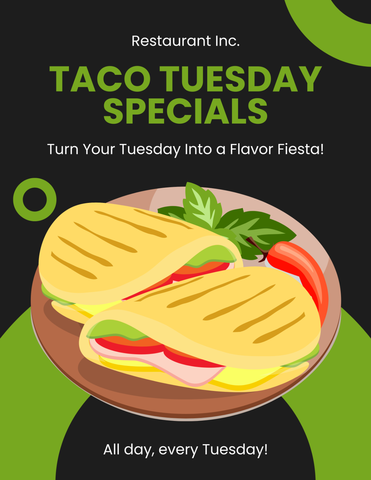 Taco Tuesday Flyer