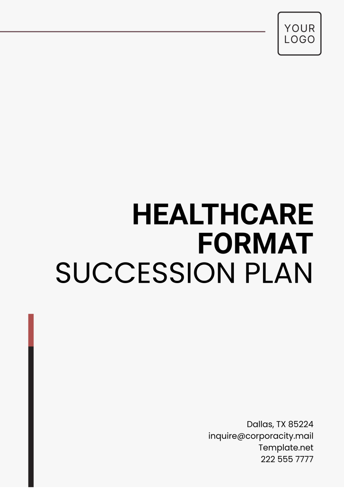 Healthcare Format Succession Plan Template - Edit Online & Download