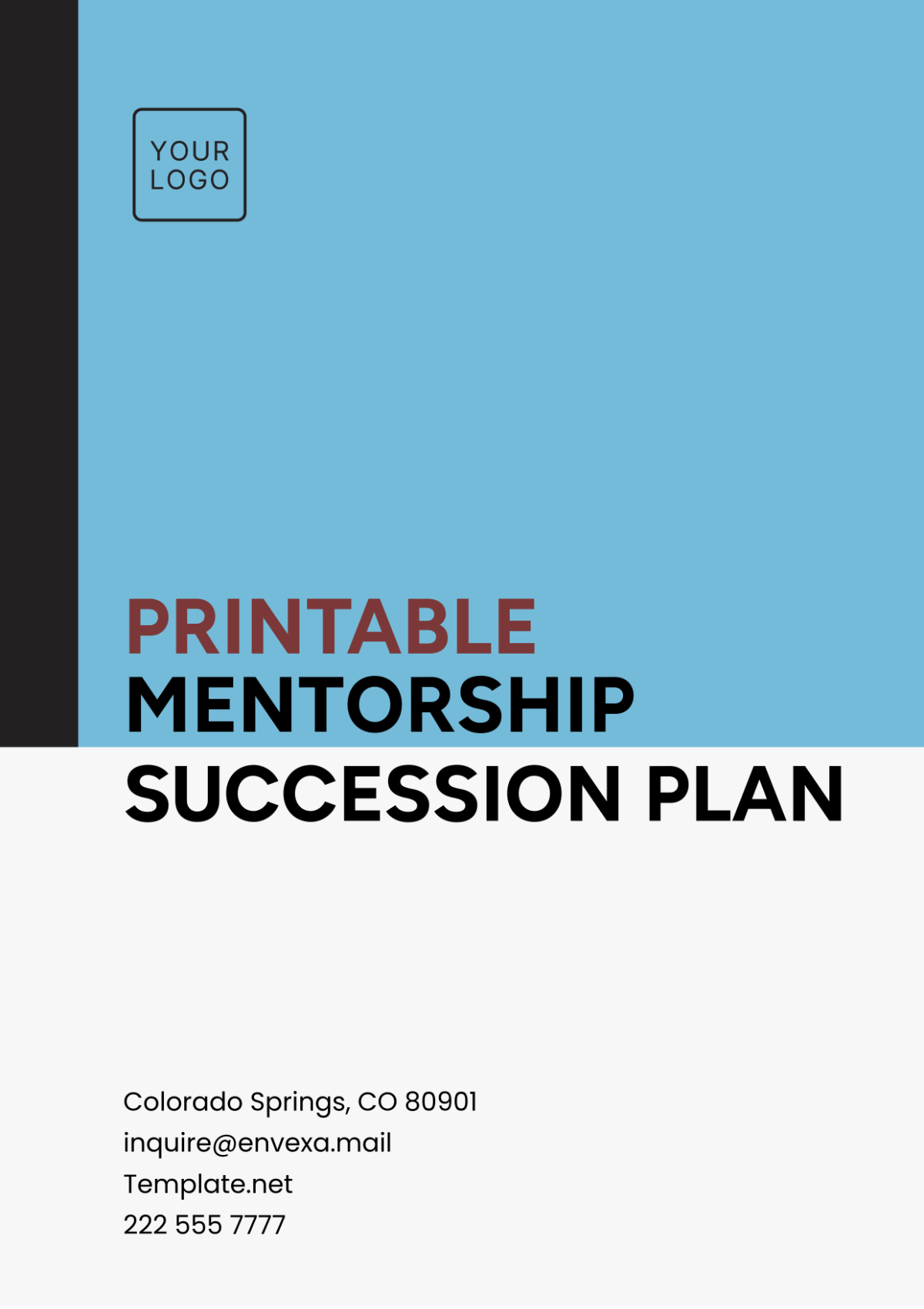 Printable Mentorship Succession Plan Template - Edit Online & Download