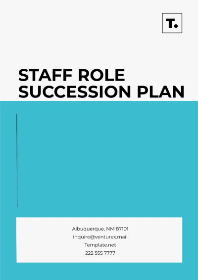 Free Staff Role Succession Plan Template to Edit Online