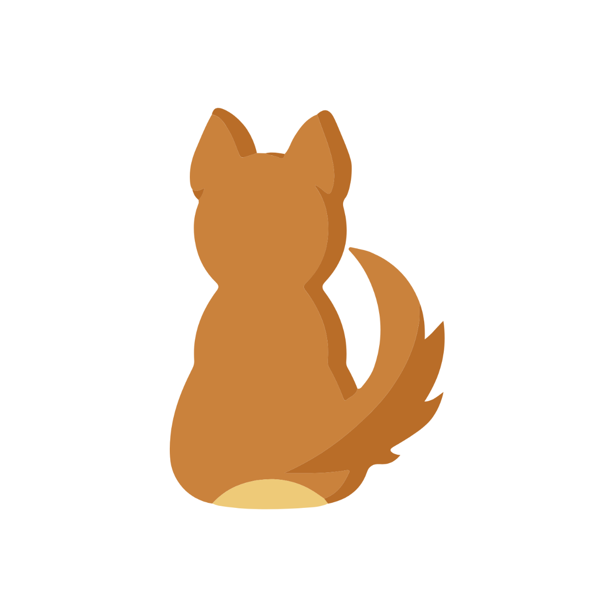 Simple Dog Clipart