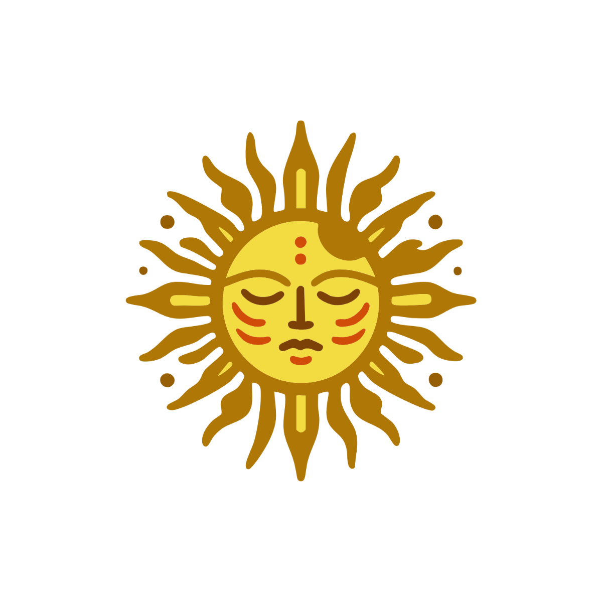 Artistic Sun Clipart - Edit Online | Template.net