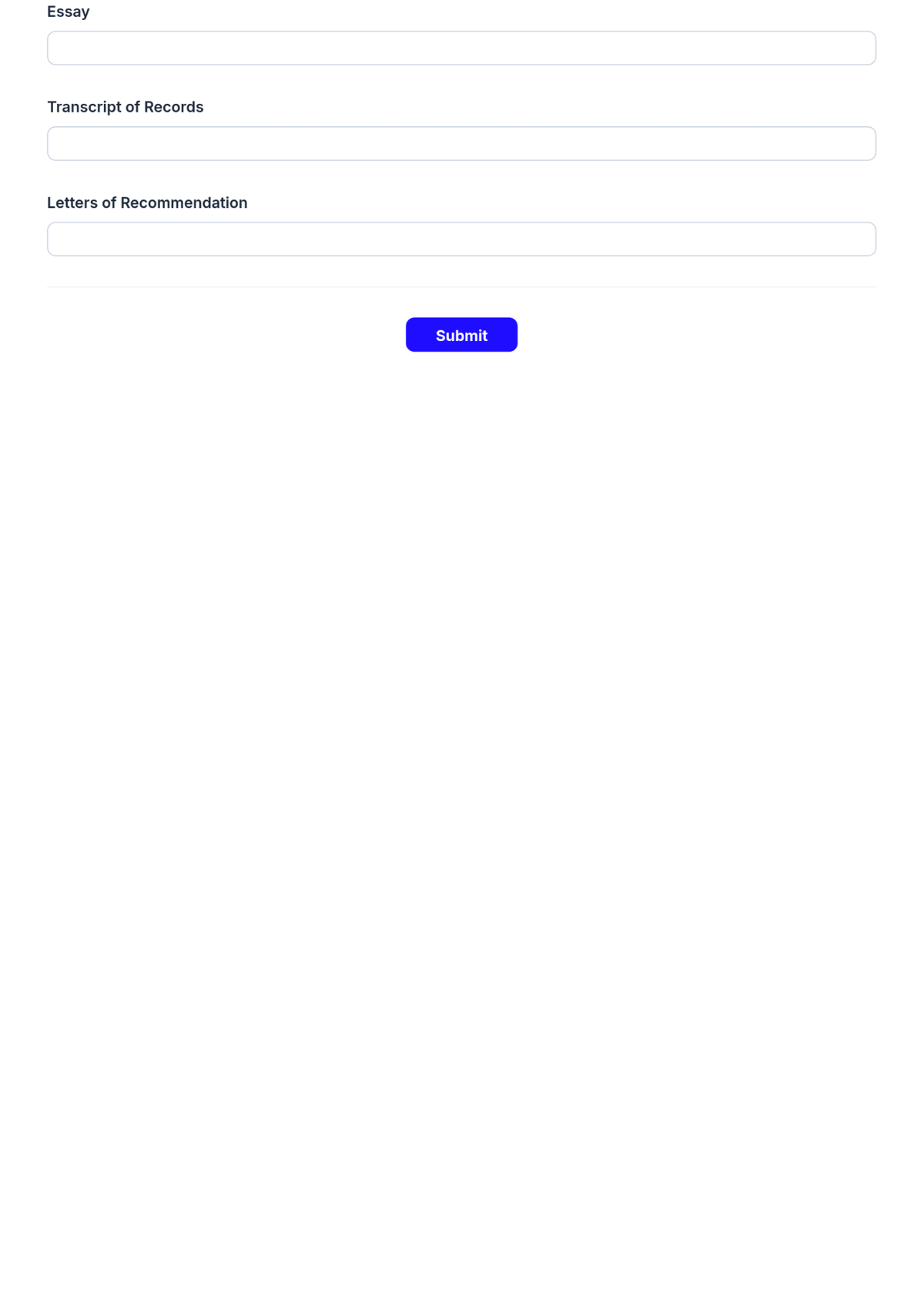 Free University Admission Form Template & AI Maker