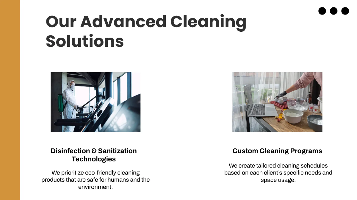 Free Janitorial Service Presentation Template to Edit Online
