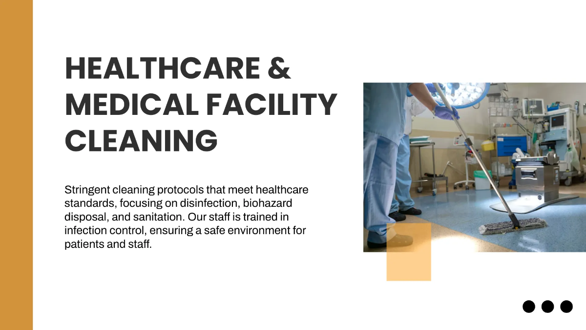 Free Janitorial Service Presentation Template to Edit Online