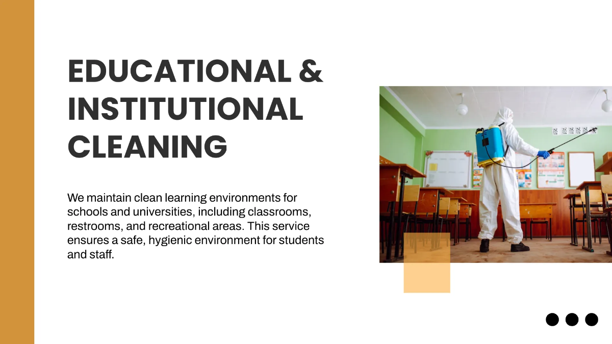 Free Janitorial Service Presentation Template to Edit Online