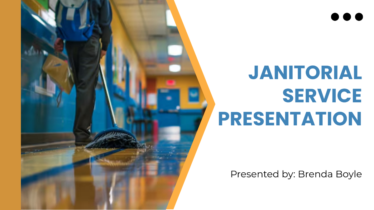 Janitorial Service Presentation Template - Edit Online & Download