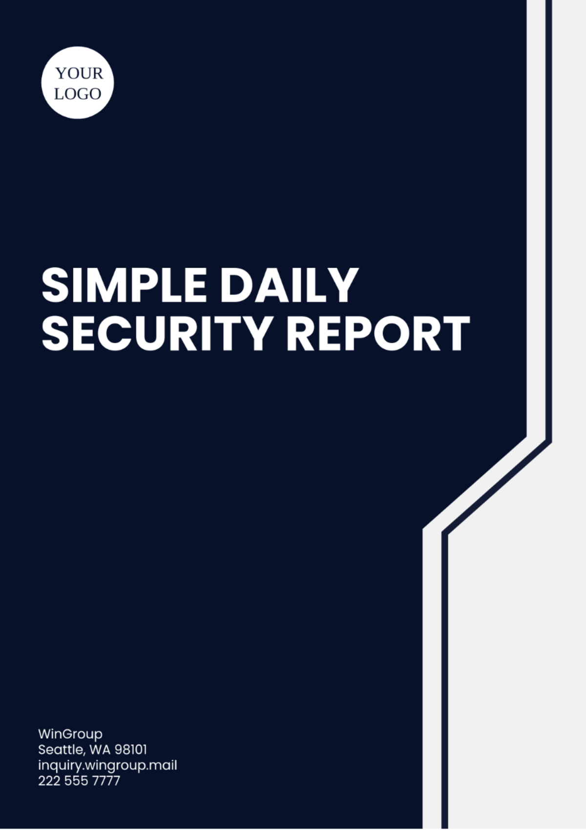 Free Weekly Security Report Template To Edit Online