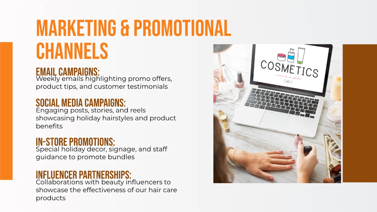 Free Cosmetic Store Pitch Deck Template to Edit Online