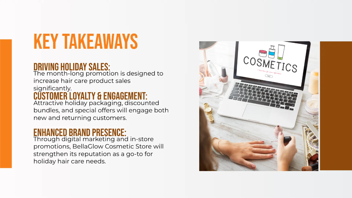 Free Cosmetic Store Pitch Deck Template to Edit Online