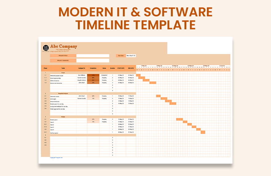 FREE Timeline Pages - Template Download | Template.net
