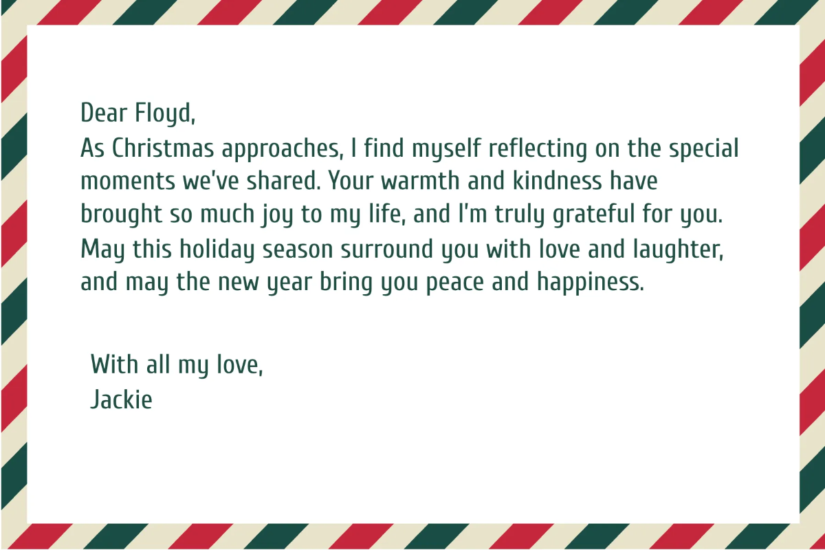 Free Aesthetic DIY Christmas Postcard Template to Edit Online
