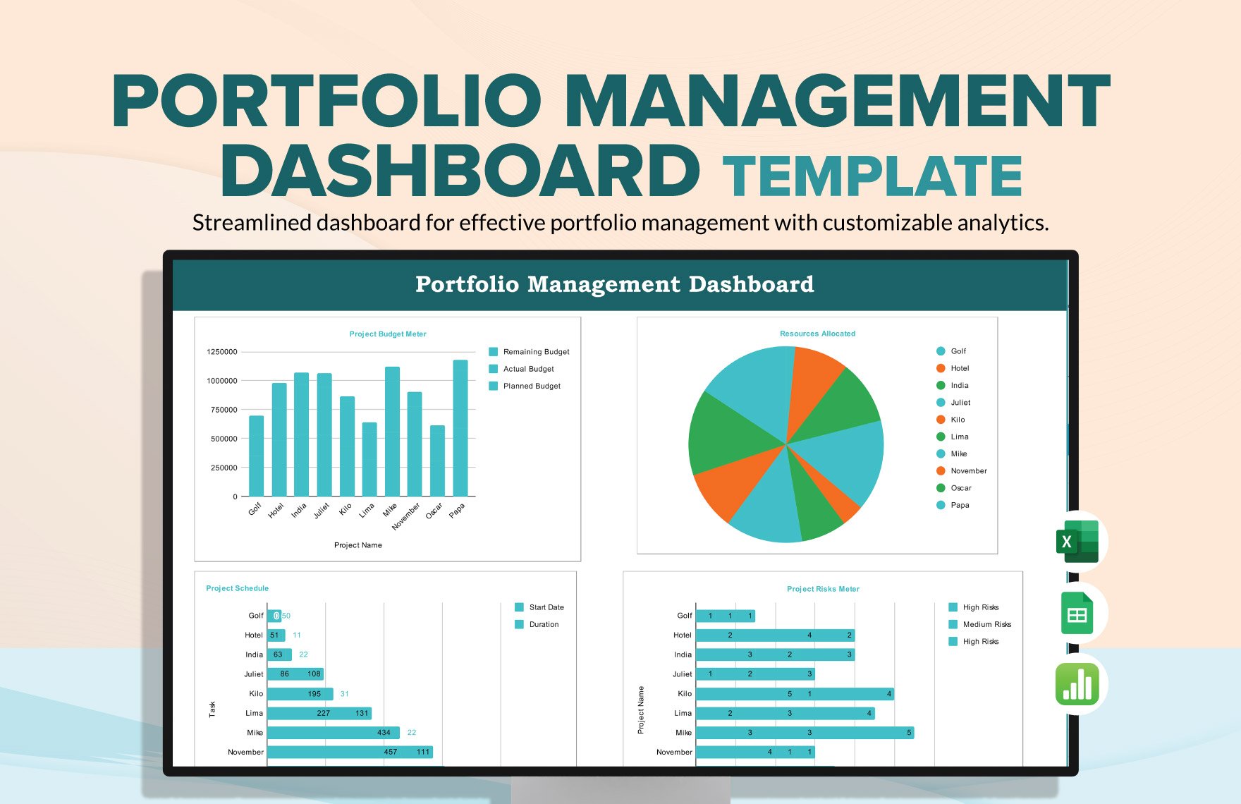 Portfolio Management Dashboard Template