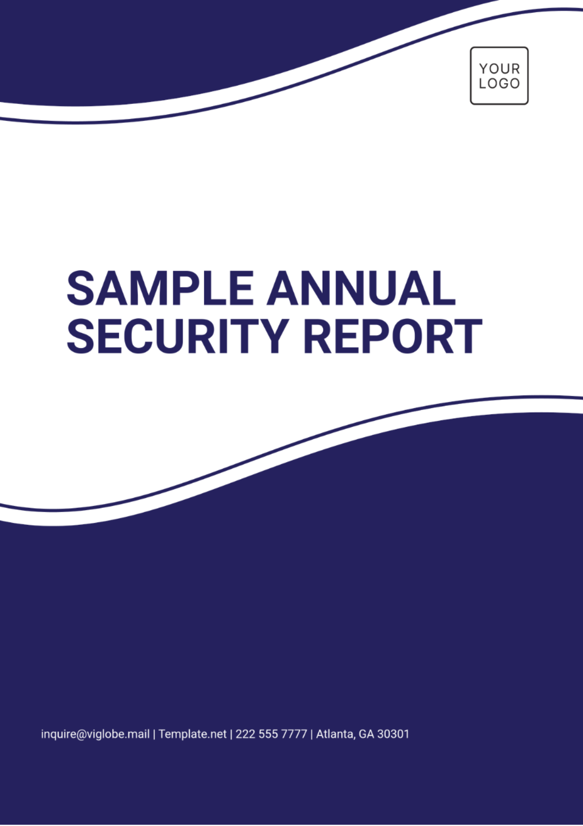 Sample Annual Security Report Template - Edit Online & Download