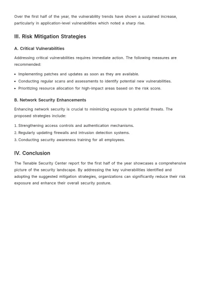 Free Tenable Security Center Report Template to Edit Online