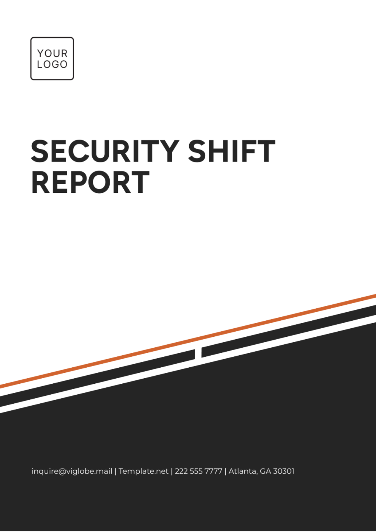 Security Shift Report Template - Edit Online & Download