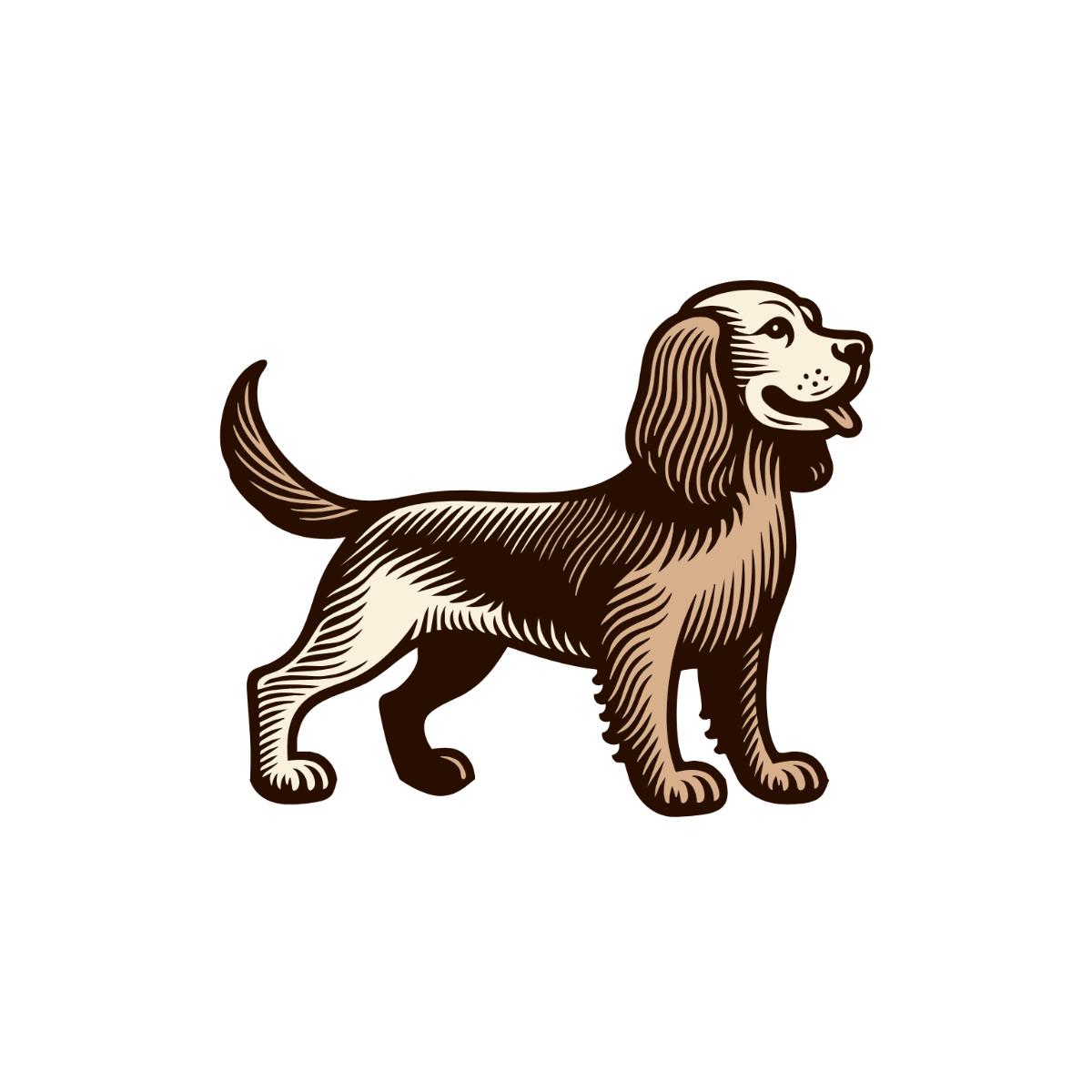 Vintage Dog Clipart - Edit Online | Template.net