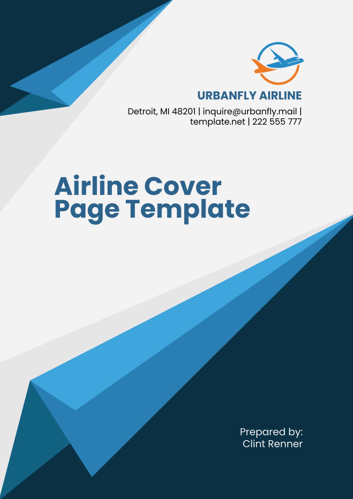 Airline Cover Page