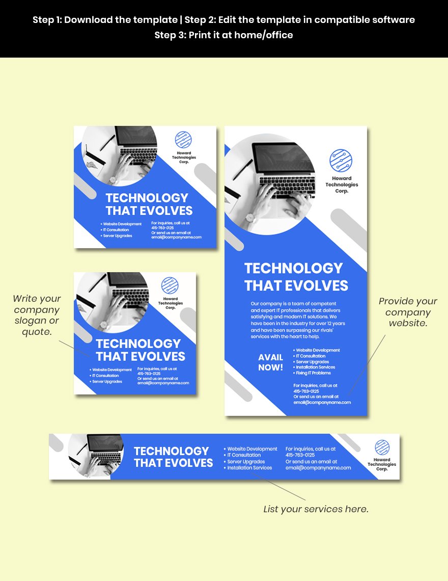Creative IT Banner Template