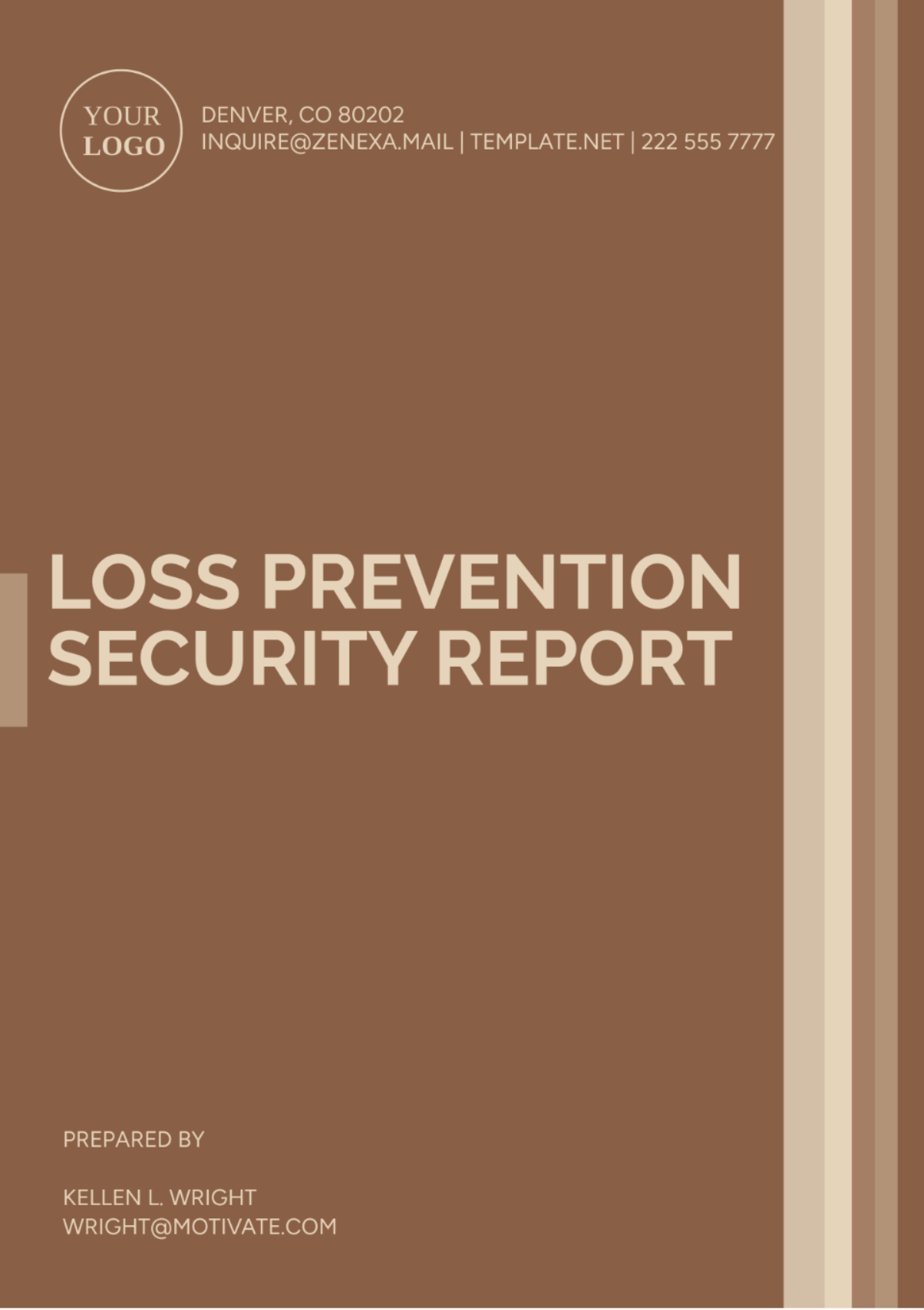 Loss Prevention Security Report Template - Edit Online & Download