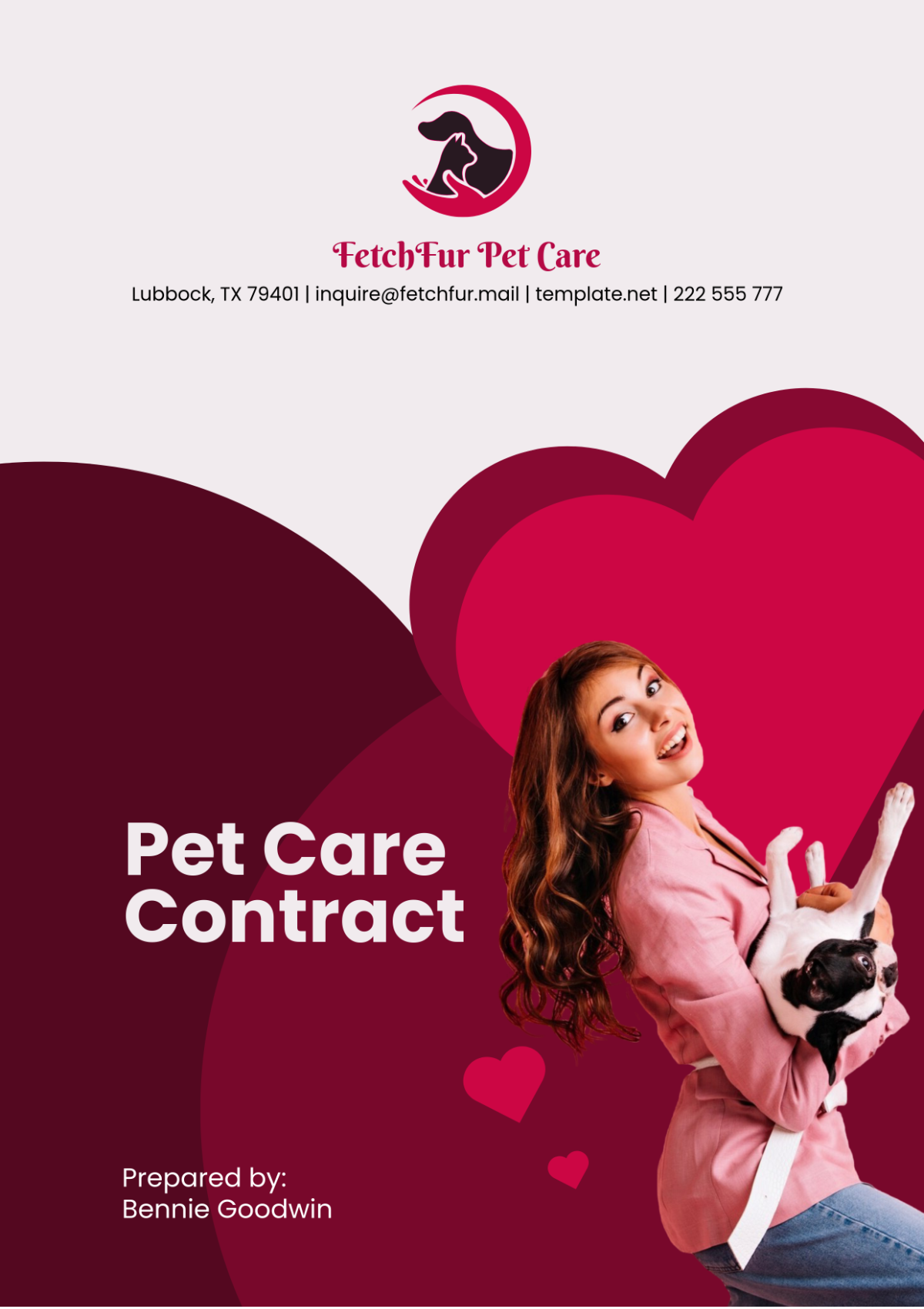 Pet Care Contract Template - Edit Online & Download