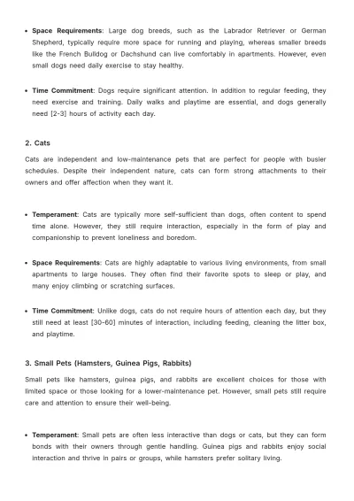 Free Pet Care Guide Template to Edit Online