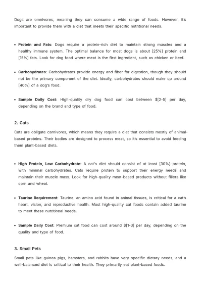 Free Pet Care Guide Template to Edit Online